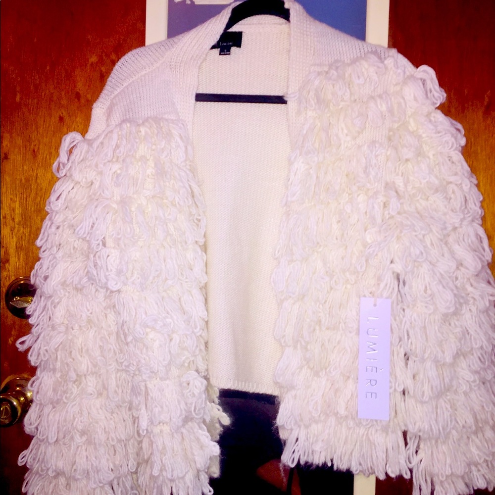 LUMIERE knit cardigan sweater Size S